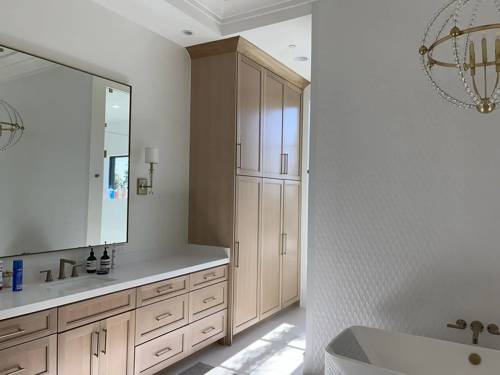 Bathroom vanity detail Southlake TX by JCL Painting LLC