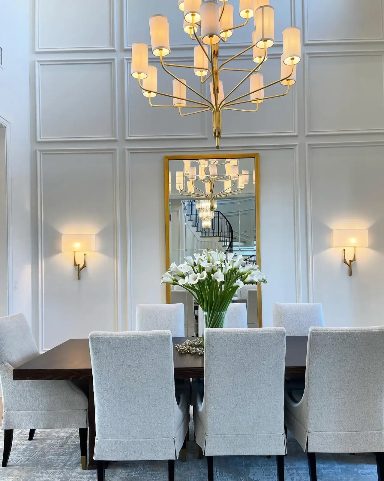 Dining room millwork repaint Frisco TX by JCL Painting LLC