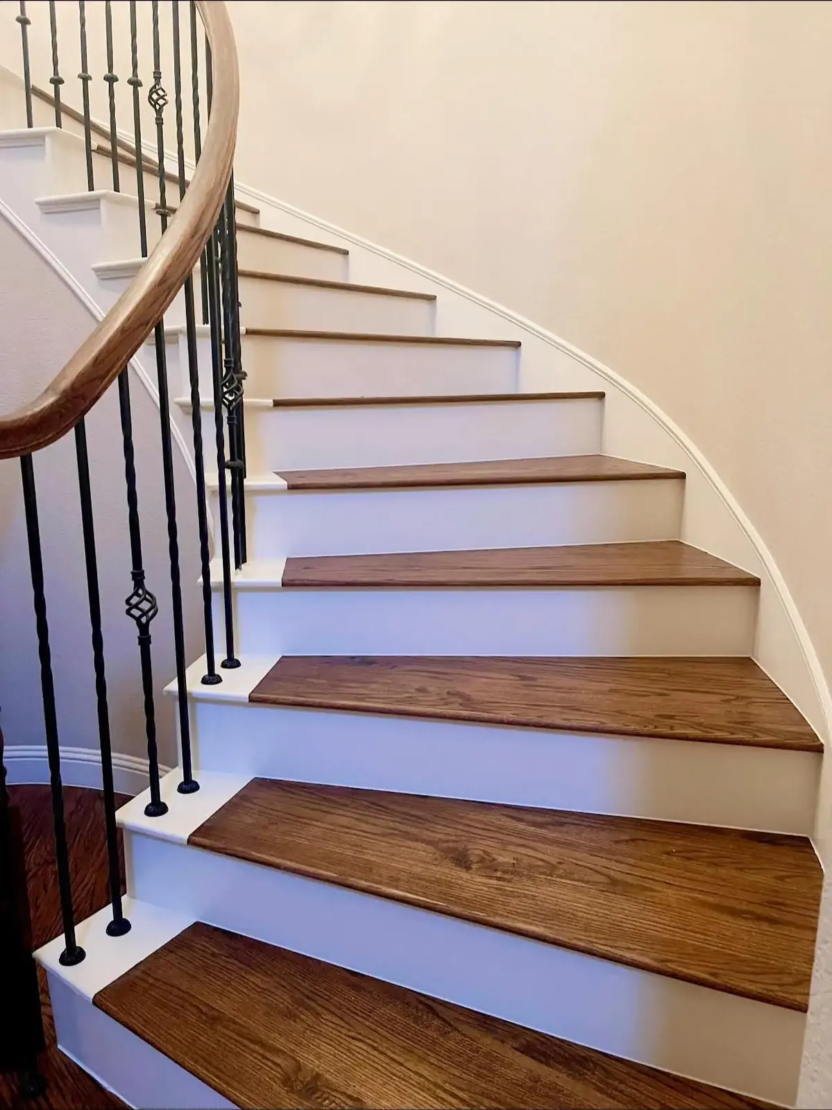 Staircase refinishing McKinney TX by JCL Painting LLC